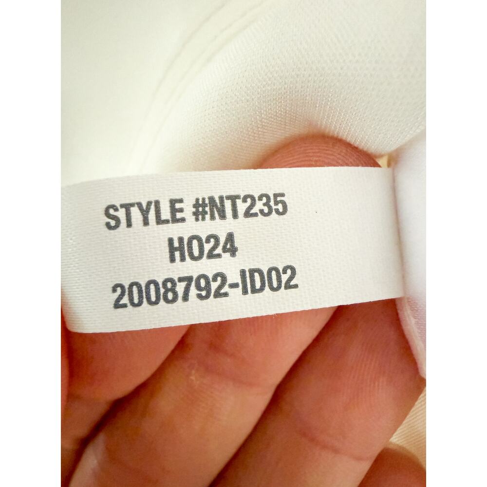 Madewell | NWOT Satin Dolman Button-Up Shirt Winter‎ White | Sz M - Picture 8 of 10